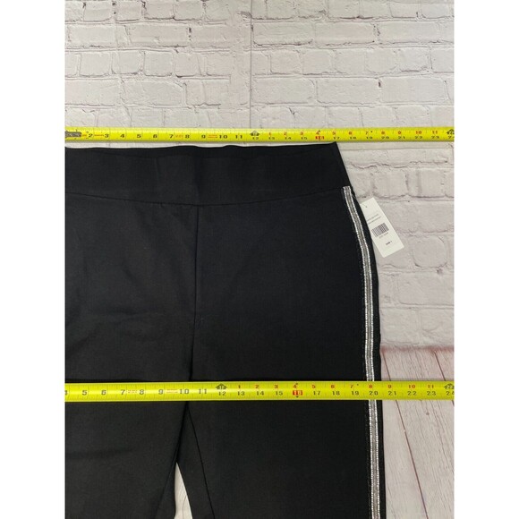 NWT FTF Fashion To Figure Women Pull On Ponte Pants Size 1 Black B327 -27 - Picture 3 of 16